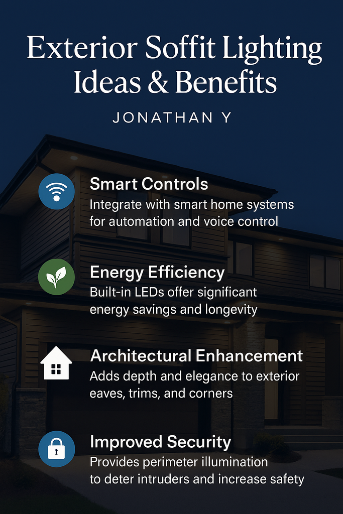 Exterior Soffit Lighting Ideas & Benefits – JONATHAN Y