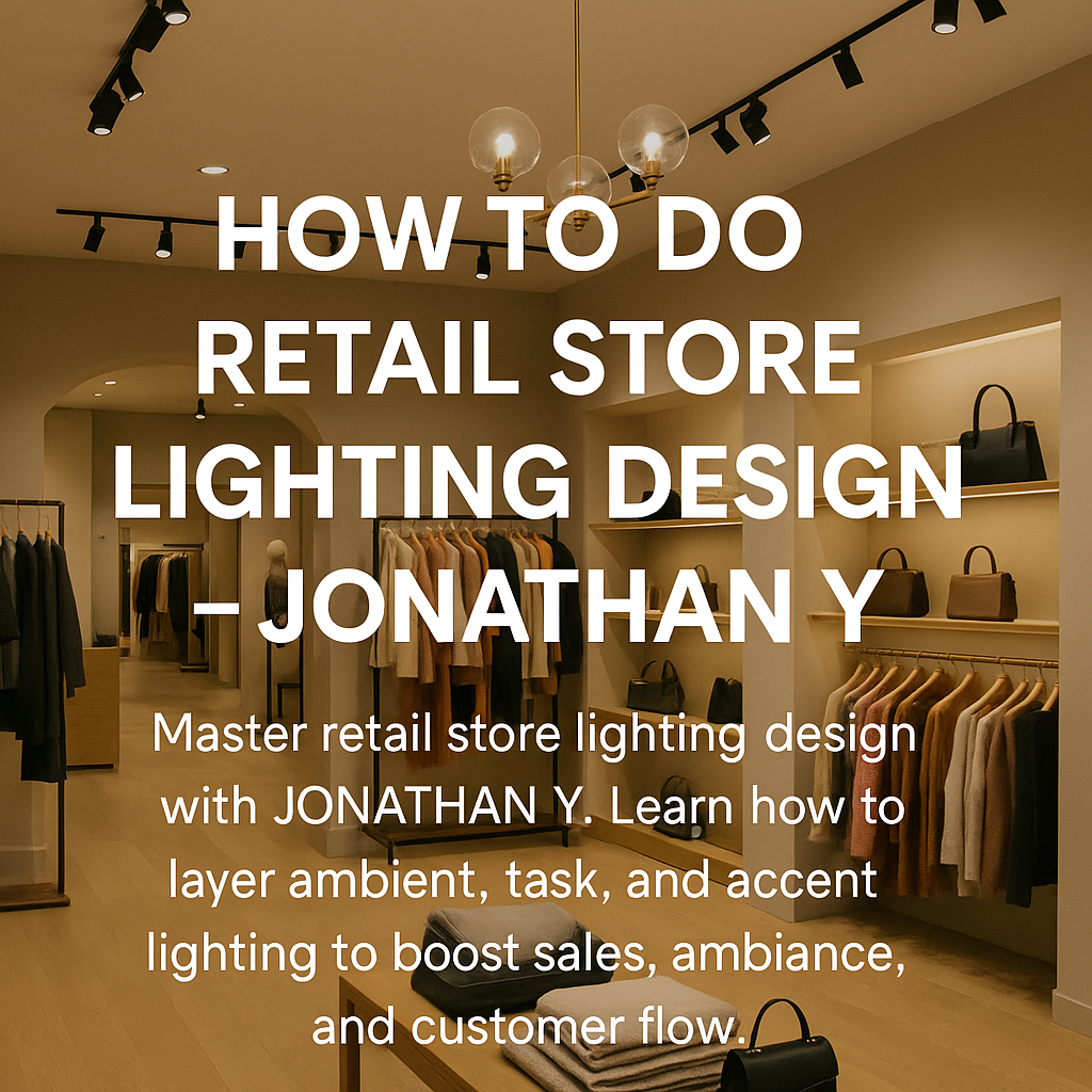 How to Do Retail Store Lighting Design – JONATHAN Y