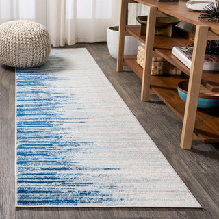 Linear Modern Half-stripe Area Rug
