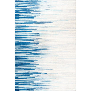 Linear Modern Half-stripe Area Rug
