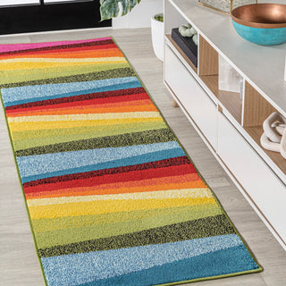 Prism Geometric Striped Area Rug