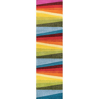 Prism Geometric Striped Area Rug