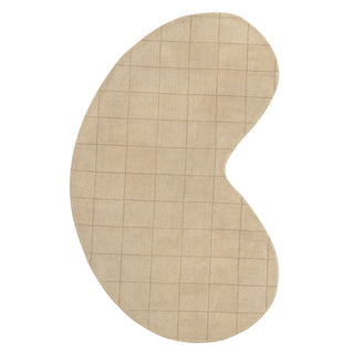 Bean Modern Plaid Grid Handwoven Wool Area Rug