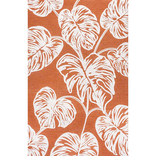 Tobago High-low Two-tone Monstera Leaf Indoor/Outdoor Area Rug