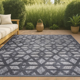 Talaia Neutral Geometric Indoor/outdoor Area Rug