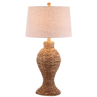 Elicia 31" Seagrass Weave LED Table Lamp - JONATHAN Y