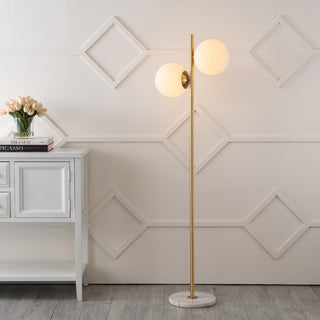 Oscar 60.5" Modern Parisian Candlestick Iron LED Floor Lamp - JONATHAN Y