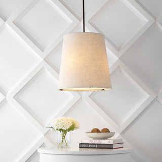 Arden 18" Farmhouse Bohemian Iron LED Pendant - JONATHAN Y