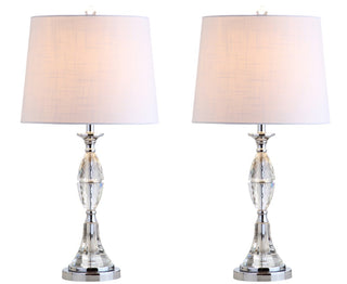 Reid 25.5" Crystal LED Table Lamp - JONATHAN Y