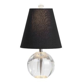 Goddard 16" Crystal Ball/Metal LED Table Lamp - JONATHAN Y