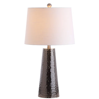 Wells 26" Hammered Metal LED Table Lamp - JONATHAN Y