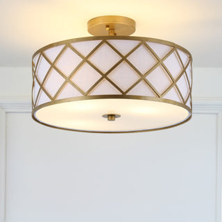 Elizabeth Metal LED Flush Mount - JONATHAN Y