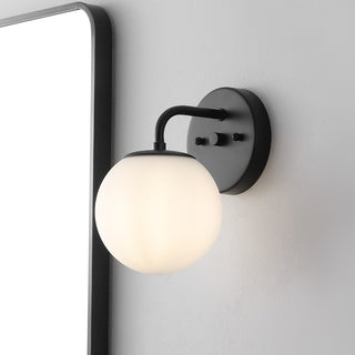 Louis Parisian Globe Metal/Frosted Glass Modern Contemporary LED Vanity