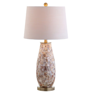 Jocelyn 28" Seashell LED Table Lamp - JONATHAN Y