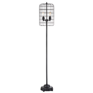 Odette 65" Industrial Metal Floor Lamp - JONATHAN Y
