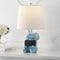 Kairi 21" Modern Shabby Chic Resin/Iron Happy Elephant LED Kids' Table Lamp with Phone Stand