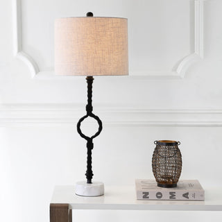Mercer 32.5" Metal/Marble LED Table Lamp - JONATHAN Y