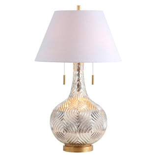 Highland 30.75" Gourd Glass LED Table Lamp - JONATHAN Y