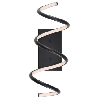 Scribble 7" Modern Metal Integrated LED Vanity Light Sconce - JONATHAN Y