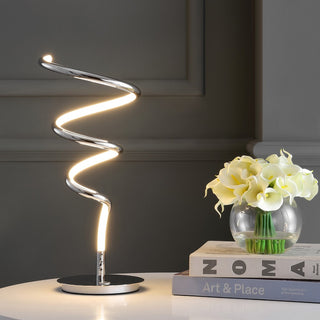Scribble 19.75" Modern Dimmable Metal Integrated LED Table Lamp - JONATHAN Y