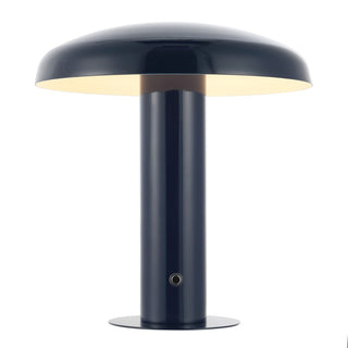 Suillius 11" Contemporary Bohemian Rechargeable/Cordless Iron Integrated LED Mushroom Table Lamp