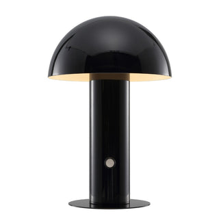 Boletus 10.75" Contemporary Bohemian Rechargeable/Cordless Iron Integrated LED Mushroom Table Lamp - JONATHAN Y