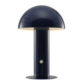 Boletus 10.75" Contemporary Bohemian Rechargeable/Cordless Iron Integrated LED Mushroom Table Lamp