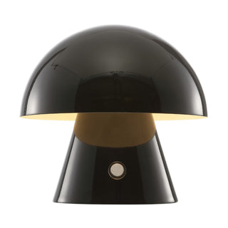 Porcini 7" Contemporary Bohemian Rechargeable/Cordless Iron Integrated LED Mushroom Table Lamp - JONATHAN Y