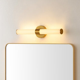 Brooks 20.13"  Industrial Mid-Century Iron Integrated LED Vanity Light - JONATHAN Y