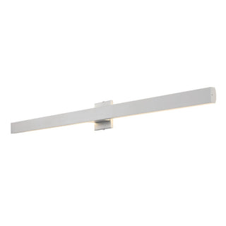 Vara 49.5" Modern Minimalist Indoor/Outdoor Metal 350-Degree Rotate Dimmable Integrated Linear LED Wall Sconce - JONATHAN Y