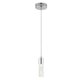 Bolha 4.75" Bubble Acrylic/Iron Modern Minimalist Integrated LED Pendant - JONATHAN Y