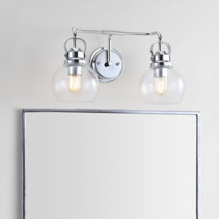 Shirley Metal/ Bubbled Glass Vanity Light - JONATHAN Y