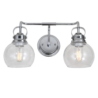 Shirley Metal/ Bubbled Glass Vanity Light - JONATHAN Y