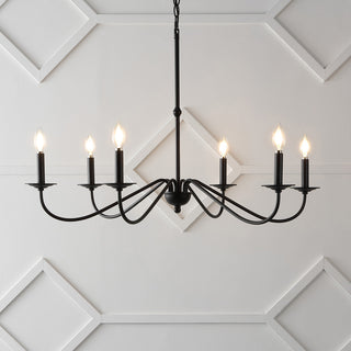 Wicklow 34.75" Bohemian Farmhouse Iron LED Chandelier