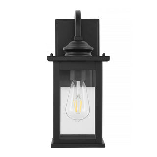 Cary 5.9" Iron/Glass Traditional Modern Lantern LED Outdoor Lantern - JONATHAN Y
