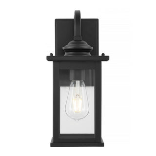 Cary 5.9" Iron/Glass Traditional Modern Lantern LED Outdoor Lantern - JONATHAN Y