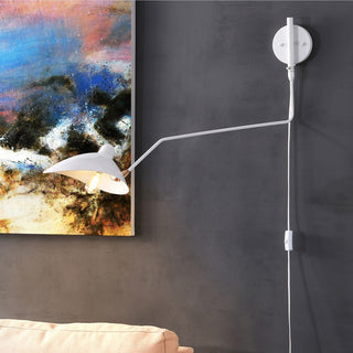 Frank 35" Iron Retro Swing LED Wall Sconce - JONATHAN Y