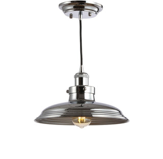Bedford 11" Adjustable Iron Industrial Rustic LED Pendant - JONATHAN Y