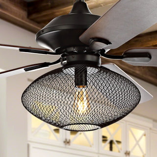 Clift 52" Mid-century LED Ceiling Fan With Remote - JONATHAN Y