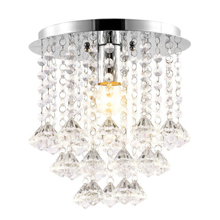 Lillibet 9.88" Traditional Transitional Iron LED Semi Flush Mount - JONATHAN Y