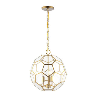Bee 13.5" Modern Bohemian Iron/Glass LED Pendant - JONATHAN Y