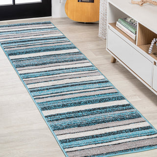 Magnolia Beach Strie' Striped Area Rug