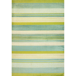 Duxbury Gradient Ticking Striped Area Rug