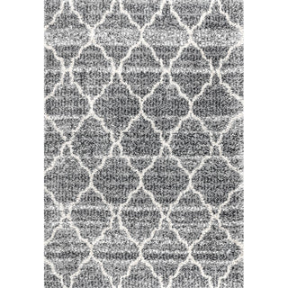 Susa Ogee Moroccan Trellis Shag Area Rug