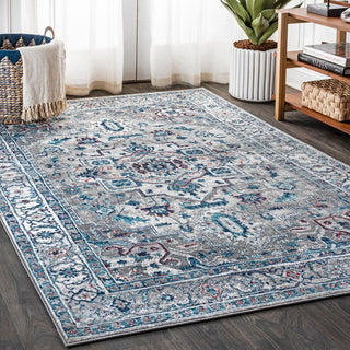 Edison modern Persian Vintage Medallion Area Rug