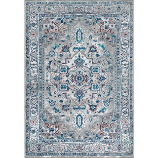 Edison modern Persian Vintage Medallion Area Rug