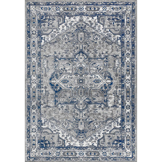 Jerica modern Persian Vintage Medallion Area Rug