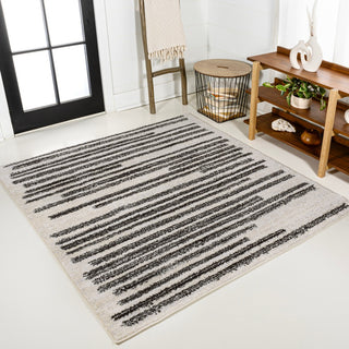 Khalil Modern Berber Stripe Area Rug