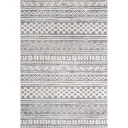 Imlil Tribal Geometric Stripe Area Rug