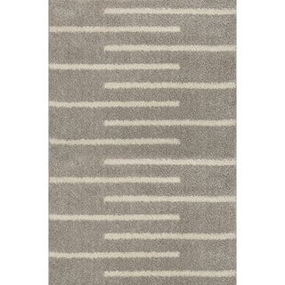 Alaro Berber Stripe Shag Area Rug